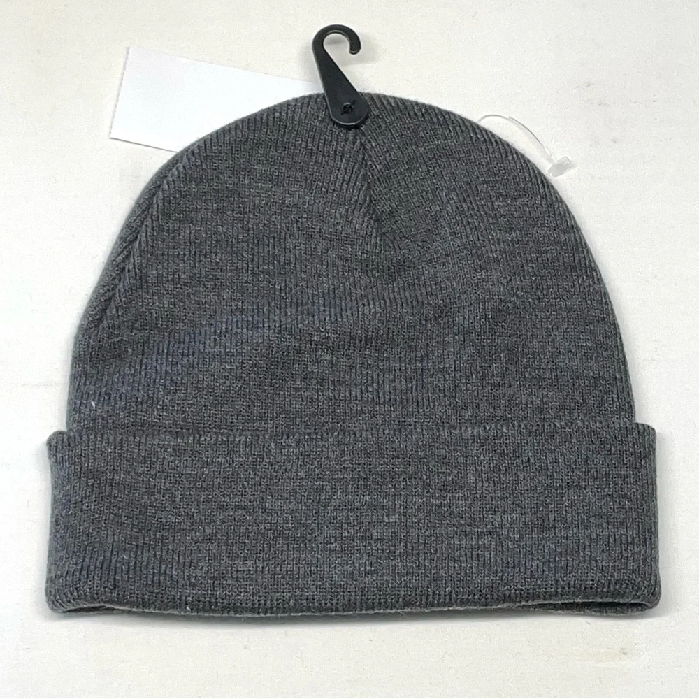 Timberland Men’s Cuffed Beanie Winter Hat Lightweight T100354C 010 Gray NWT - Picture 4 of 15